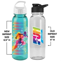 24 oz. premium heavy-wall sports bottle with crest lid.... from ASI 55990...