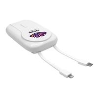 10,000mAh; 5 Watts; MagSafe-enabled; Combination wireless charger + power...