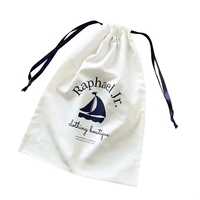 Cotton Polyester Drawstring Pouch Bag