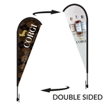 Tear Drop 14 ft. Height Carbon Fiber Kit - Double Sided