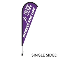 14 ft. tear drop flag kit with pole, ground stake, carry... from ASI 90807...