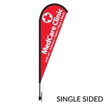 8-ft. Tear Drop Flag Kit Single Side