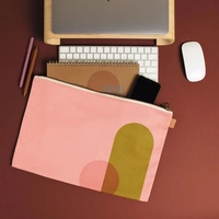 Dottie - Colored Canvas with Leather Tab