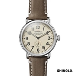Shinola® Runwell Watch - Cream/Brown
