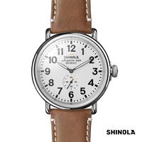 Shinola® Runwell Watch - White/Tan... from ASI 84592 St Regis Group