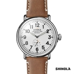 Shinola® Runwell Watch - White/Tan