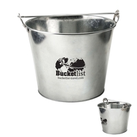 5 quart galvanized metal ice bucket with bottle openers for beverages.......