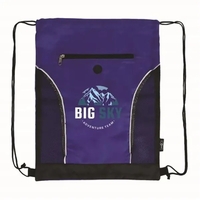 Eco-Friendly RPET Drawstring Bag with Mesh