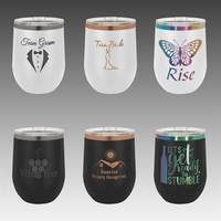 Polar 12 oz. ION Plated Stemless Wine Tumbler... from ASI 92531 Unique Custom...