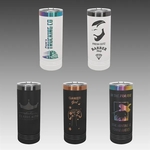 PC 22 oz. Black/Ghost Black ION-Plated Skinny Tumbler