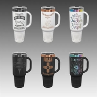 Polar Camel 40 oz. ION Plated Travel Mug w/Straw... from ASI 92531 Unique...