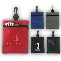 Non-Woven Zippered Sport Accessory Pouch