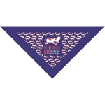Small Triangle Solid Bandanna - Made in the USA
