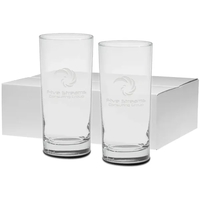 Sturdy tumbler, straight sided, thick sham. Set of two packed... from ASI...
