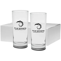 Sturdy tumbler, straight sided, thick sham. Set of two packed... from ASI...