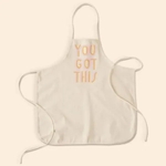 HOT MESS APRON - NATURAL CANVAS