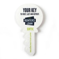 Printed Seed Paper Shape, Key... from ASI 40646 Bloomin Promotions / Bloomin'...