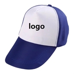 5 Panel Adjustable Two-Tone Cotton Baseball Cap