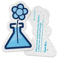 Seed Paper Shape Card, Vase... from ASI 40646 Bloomin Promotions / Bloomin'...