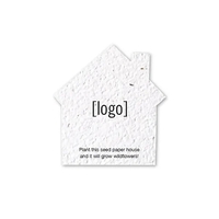 Seed Paper Shape Card, House... from ASI 40646 Bloomin Promotions / Bloomin'...