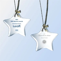 Jade Glass Star Ornament