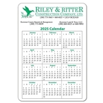 Calendar Card (Pocket Card), Jumbo