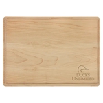 13.75" x 9.75" Maple Cutting Board with Juice Groove