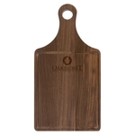 13.5" x 7" Walnut Paddle Cutting Board with Juice Groove