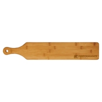 22" x 4" x 1/2" bamboo wood paddle-shaped cutting and serving... from ASI...