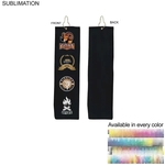 Colored Velour Terry Cotton Blend Golf Towel