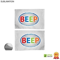 21" x 33" pillow case made from 100% polyester with sublimated... from ASI...