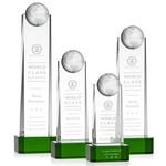 Sherbourne Globe Award on Base - Green