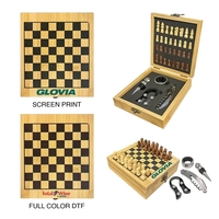 Inside this chess board is a 32pc chess set along with... from ASI 52710...