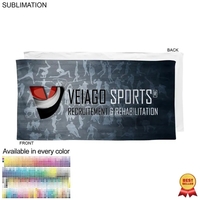 24" x 48" velour towel with sublimation printing or blank... from ASI 53509...