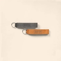 SUEDE-ISH NEOPRENE - WRIST STRAP KEY HOLDER