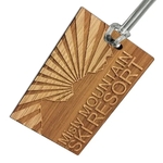 Custom Laser Etched Bamboo Bag Tags