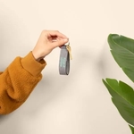 Heathered Jersey Knit-Neoprene Wrist Strap Key Holder