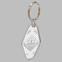 1/4" Vintage Etched Acrylic Motel Keychain Hotel Key Tag... from ASI 72521...