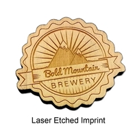 Birch Magnets - Laser Etched with Strong Disc Magnet