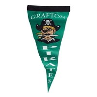 Customizable fabric pennant woven with high-quality detail. Made in the...