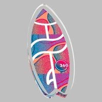 Custom shaped, 1/4" thick acrylic plastic magnets with full color...