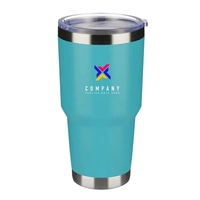 30 Oz Vacuum Sealed Tumbler Mug with Powdered Finish made with... from ASI...