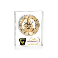 Ashland VividPrint™ Clock - Gold Dial