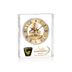 Ashland VividPrint™ Clock - Gold Dial