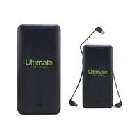 Power bank with a 10,000mAh capacity, charging cables and AC plug.... from...