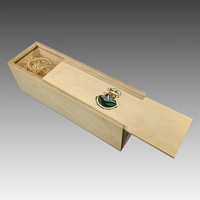 Birch Wood Slide Top Box... from ASI 92531 Unique Custom Products / UCP