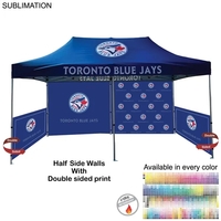 Half Side Wall for 10x20 Tent Kit, Sublimated, Double Sided