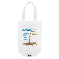 Eco-friendly, recyclable R-PET Non-Woven Tote series features three bag sizes...