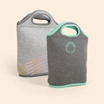 VENTI - HEATHERED JERSEY KNIT-NEOPRENE LUNCH BAG