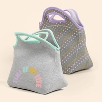 GRAN KLUTCH - HEATHERED JERSEY KNIT NEOPRENE LUNCH BAG